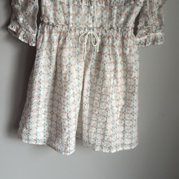For Love & Lemons Libby Mini Dress White Small - Picture 6 of 13